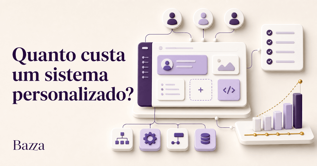 Quanto custa desenvolver um sistema personalizado em 2026